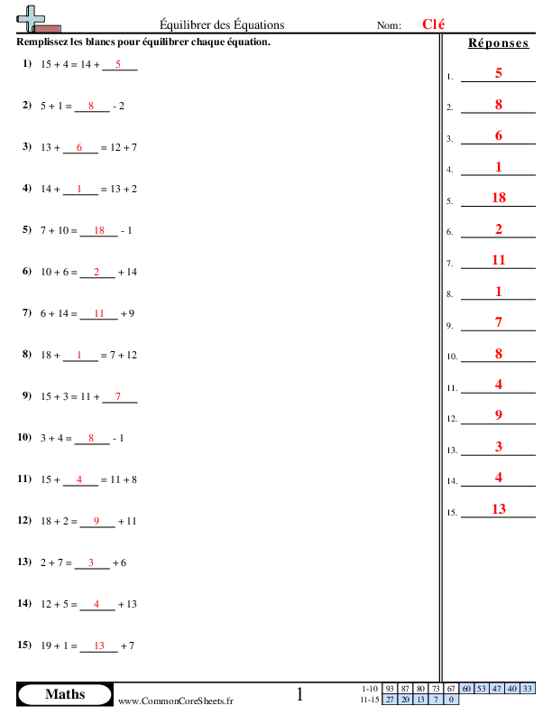  - addition-soustraction-remplir-les-blancs worksheet