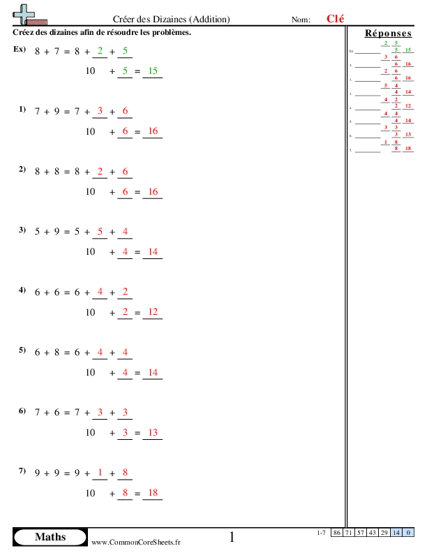  - creer-des-dizaines worksheet