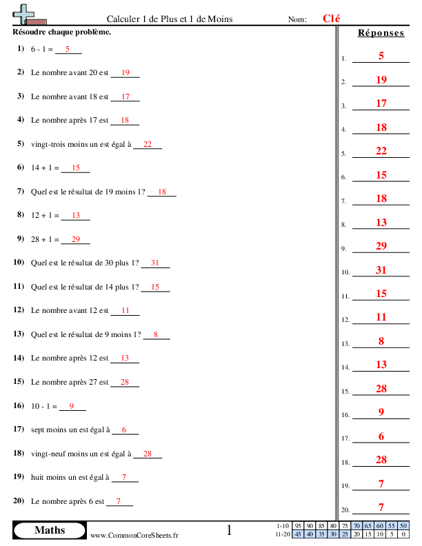  - calculer-1-de-plus-et-1-de-moins worksheet