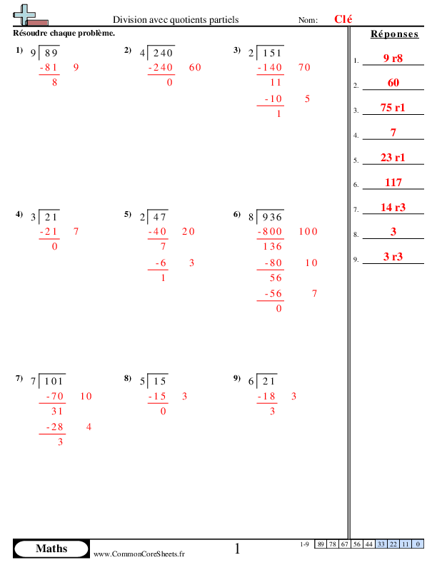  - 274 worksheet