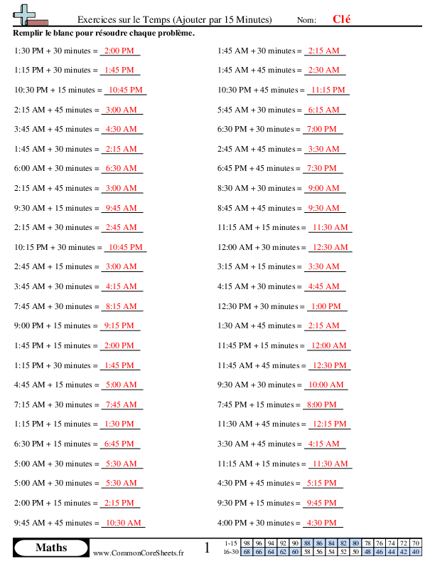  - ajouter-des-minutes worksheet