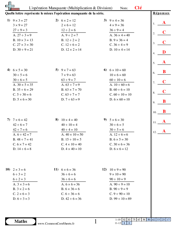  - identifier-l-operation-manquante-choix-multiple worksheet