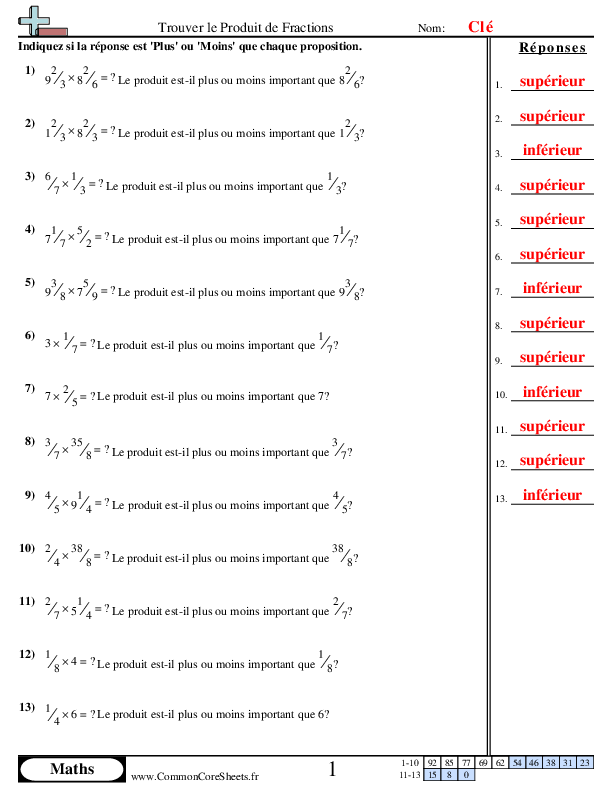  - trouver-le-produit-de-fractions worksheet