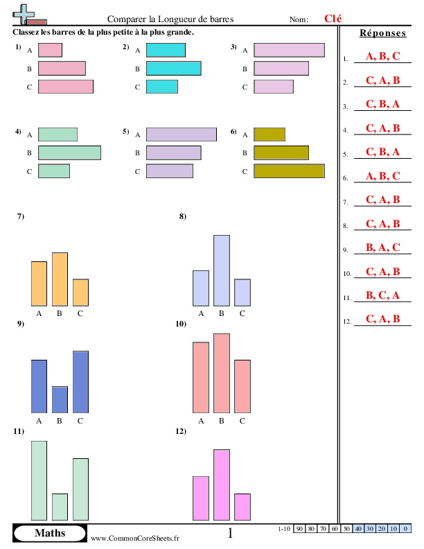  - comparer-la-longueur-de-barres worksheet