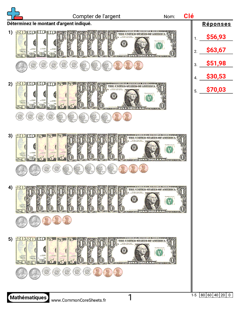  - compter-largent-avec-monnaie worksheet