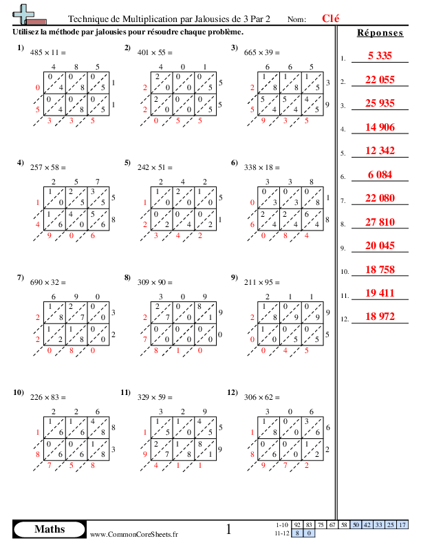  - nombre-a-3-chiffres-x-nombre-a-2-chiffres worksheet