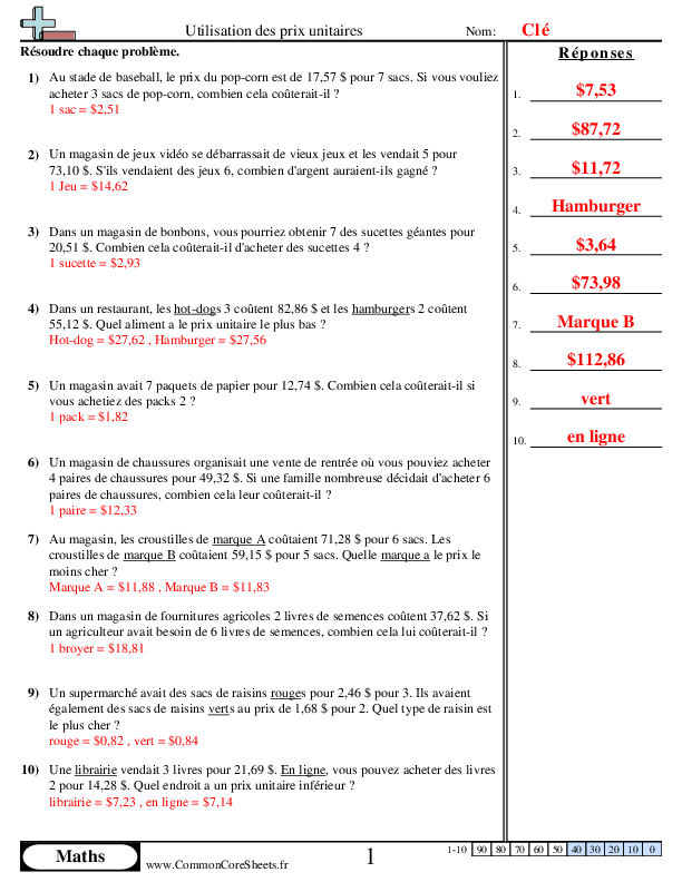  - 822 worksheet