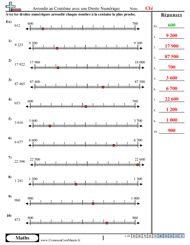  - arrondir-a-la-centaine-avec-une-droite-numerique worksheet