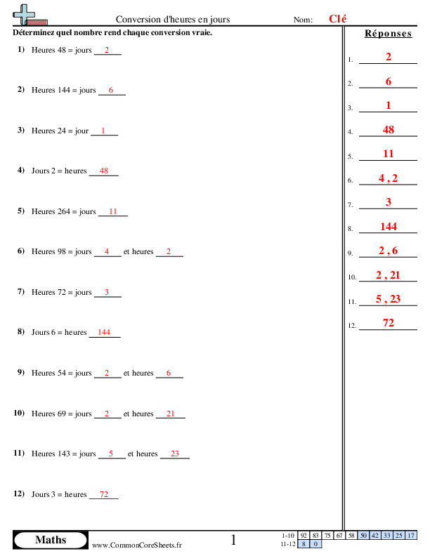  - 910 worksheet