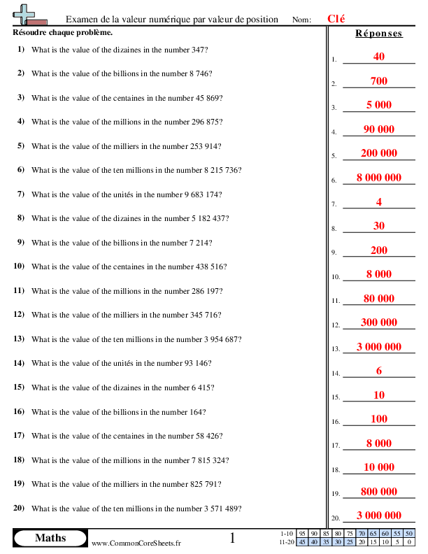  - 959 worksheet