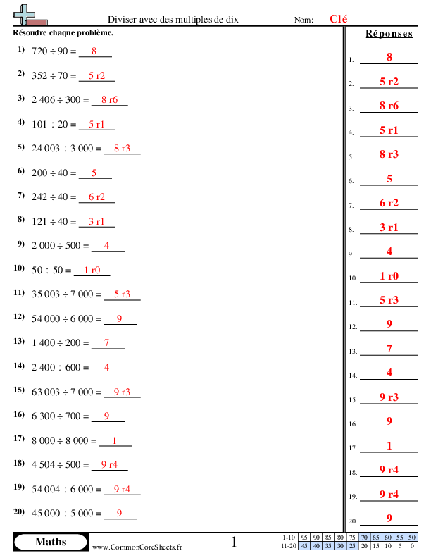  - 9765 worksheet