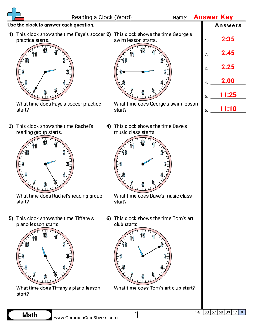 Related worksheet