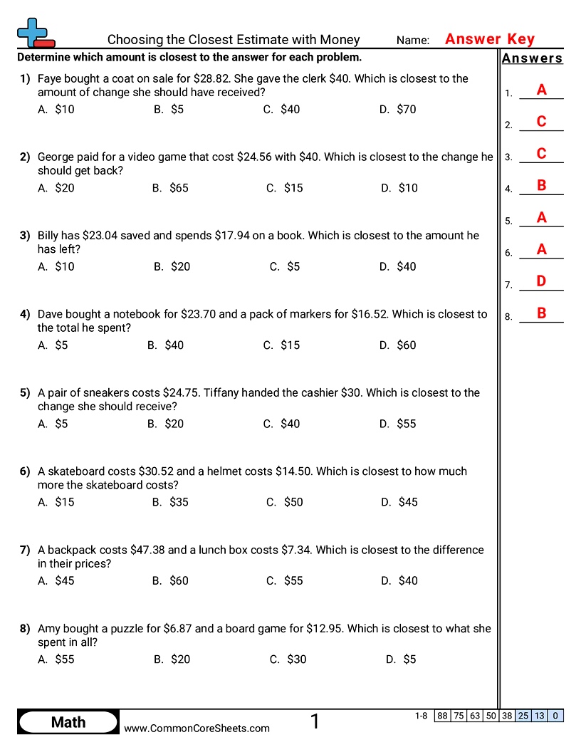 Related worksheet