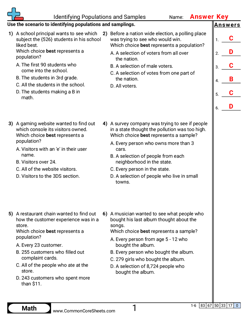 Related worksheet