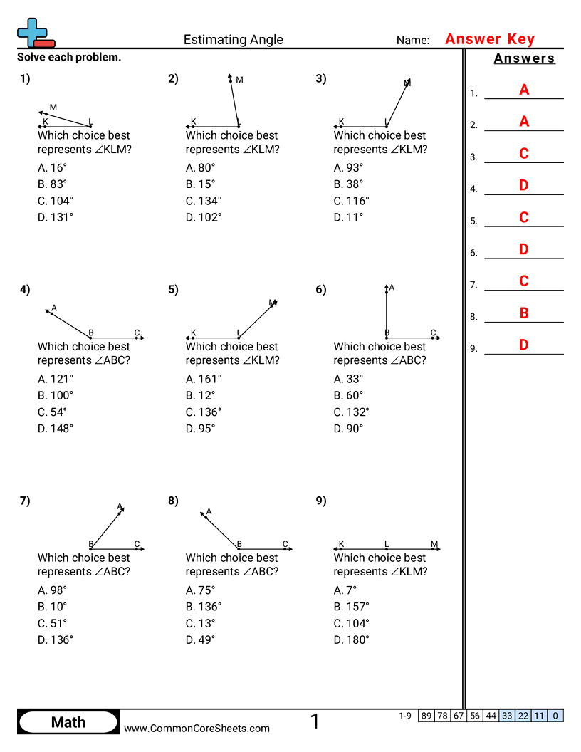 Related worksheet